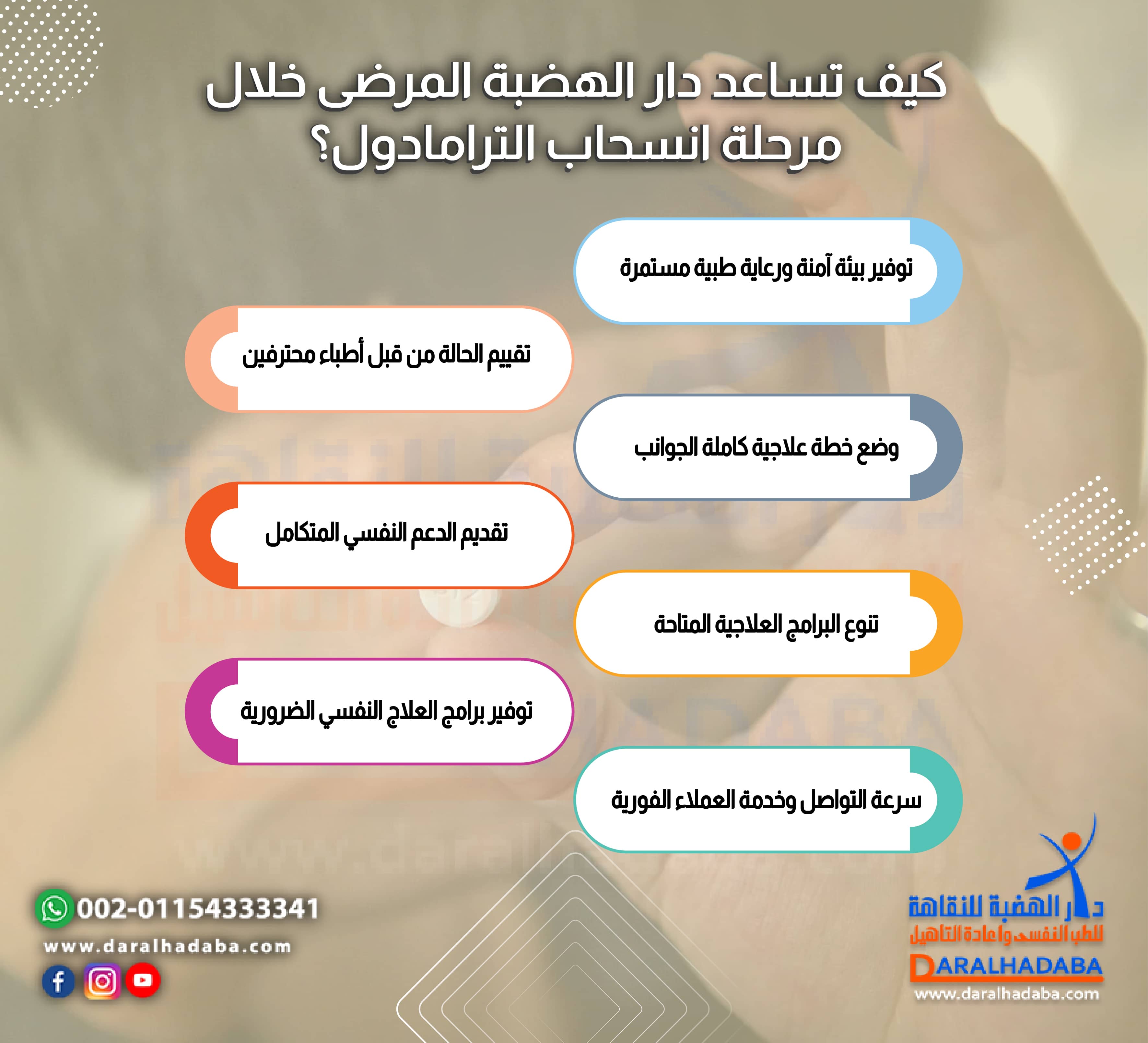 كيف تساعد دار الهضبة المرضى خلال مرحلة انسحاب الترامادول؟